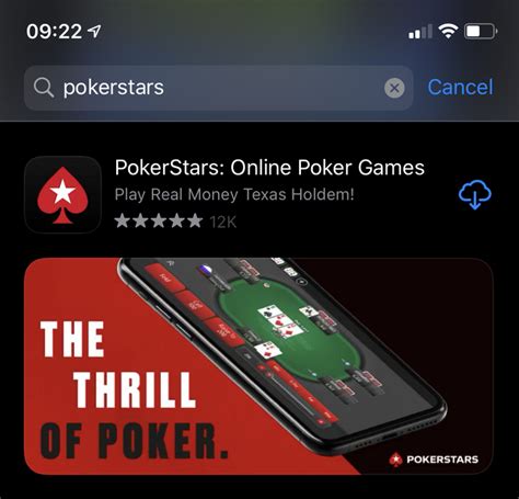 pokerstars app store